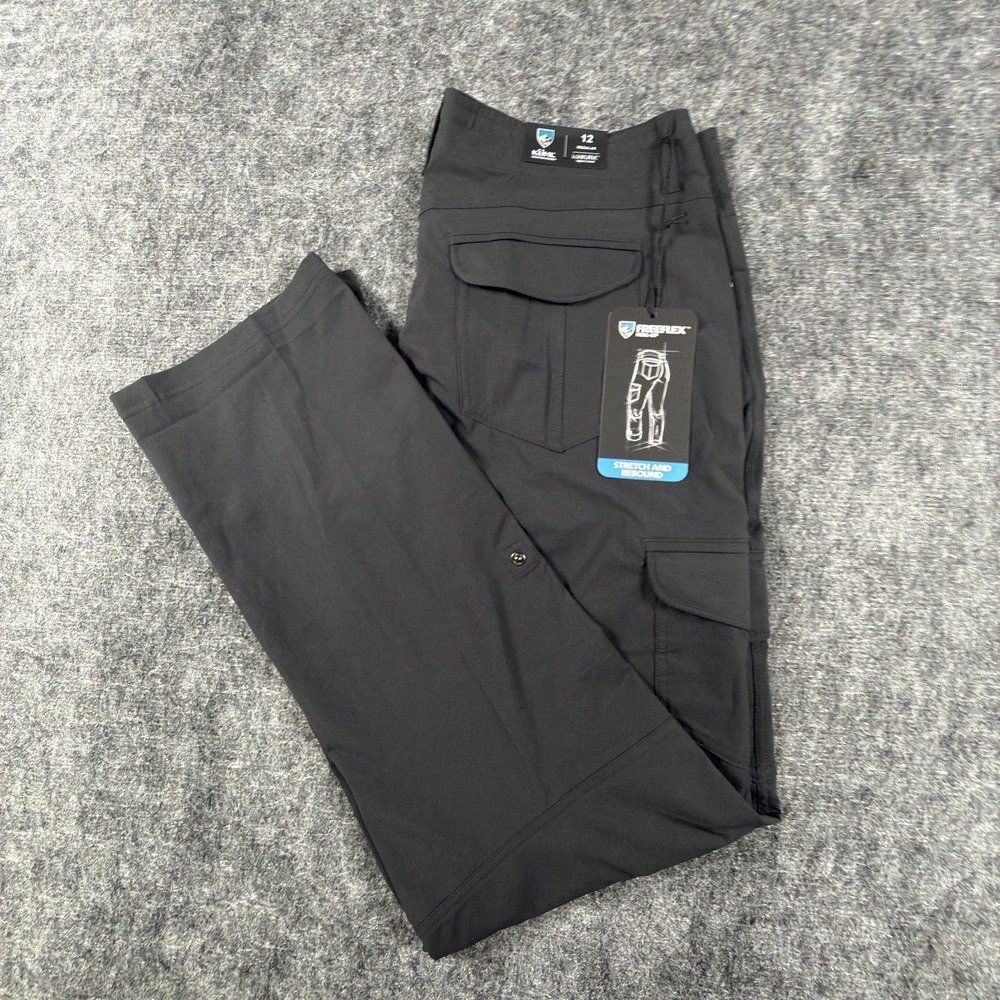 KUHL Freeflex Roll Up Pants Womens Size 12 Regular Charcoal Gray Hiking